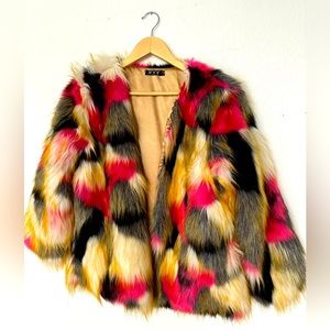 WILD Faux Fur Jacket (NWOT)